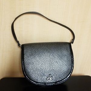 NWT Calvin Klein Silver Handbag.